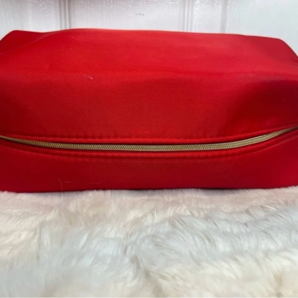 Coach Scarlet Cosmetic Pouch with Gold Accents